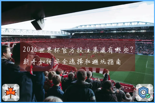 2026世界杯官方投注渠道有哪些？新手如何安全选择和避坑指南